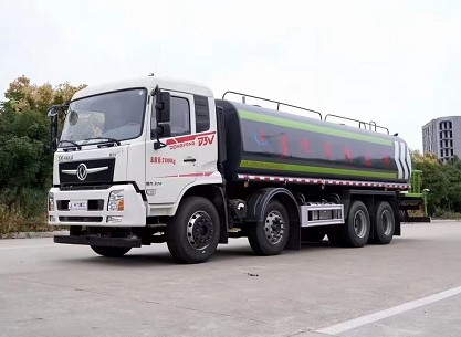25方灑水車大約多少錢一臺(tái)呢_國六東風(fēng)專底D3V前四后八26方灑水車廠家價(jià)格3
