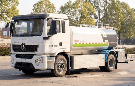 12方陜汽德創(chuàng)純電動(dòng)灑水車(chē)_楚勝牌CSC5187GPSSBEV型純電動(dòng)綠化噴灑車(chē)2